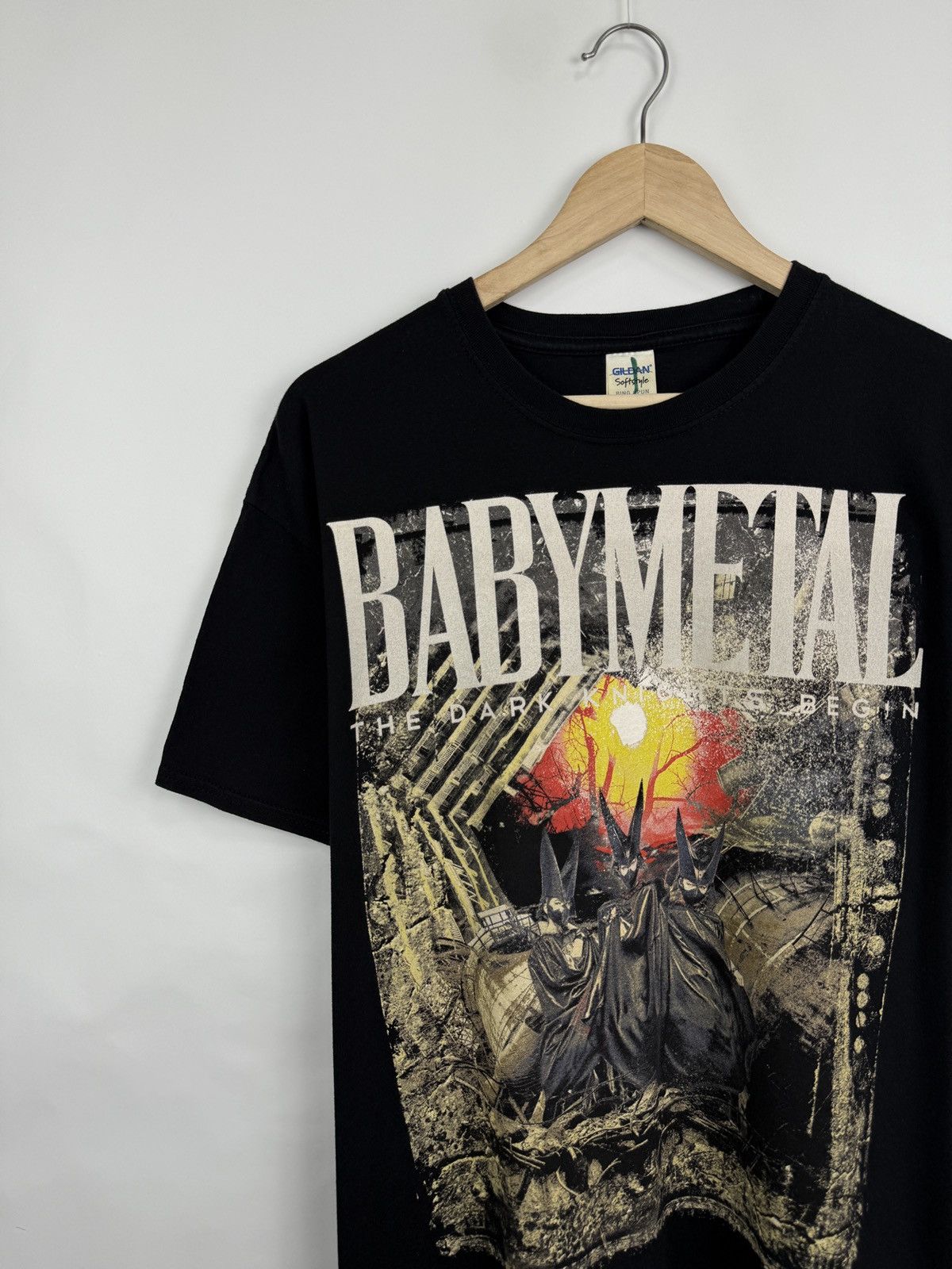 Band Tees 🇯🇵 BABY METAL The Dark Knights Begin World Tour 2015 T-Shirt Size US XL / EU 56 / 4 - 3 Thumbnail