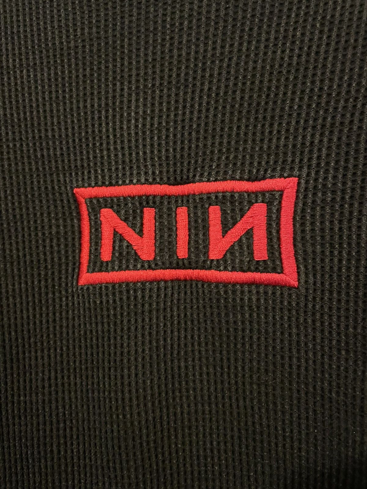 Vintage OBJECT Nine Inch Nails Embroidered Shirt Size US S / EU 44-46 / 1 - 2 Thumbnail