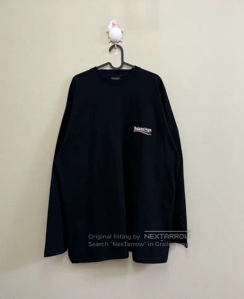 Balenciaga Balenciaga Black Embroidered Long Sleeve. Size US L / EU 52-54 / 3 - 1 Thumbnail