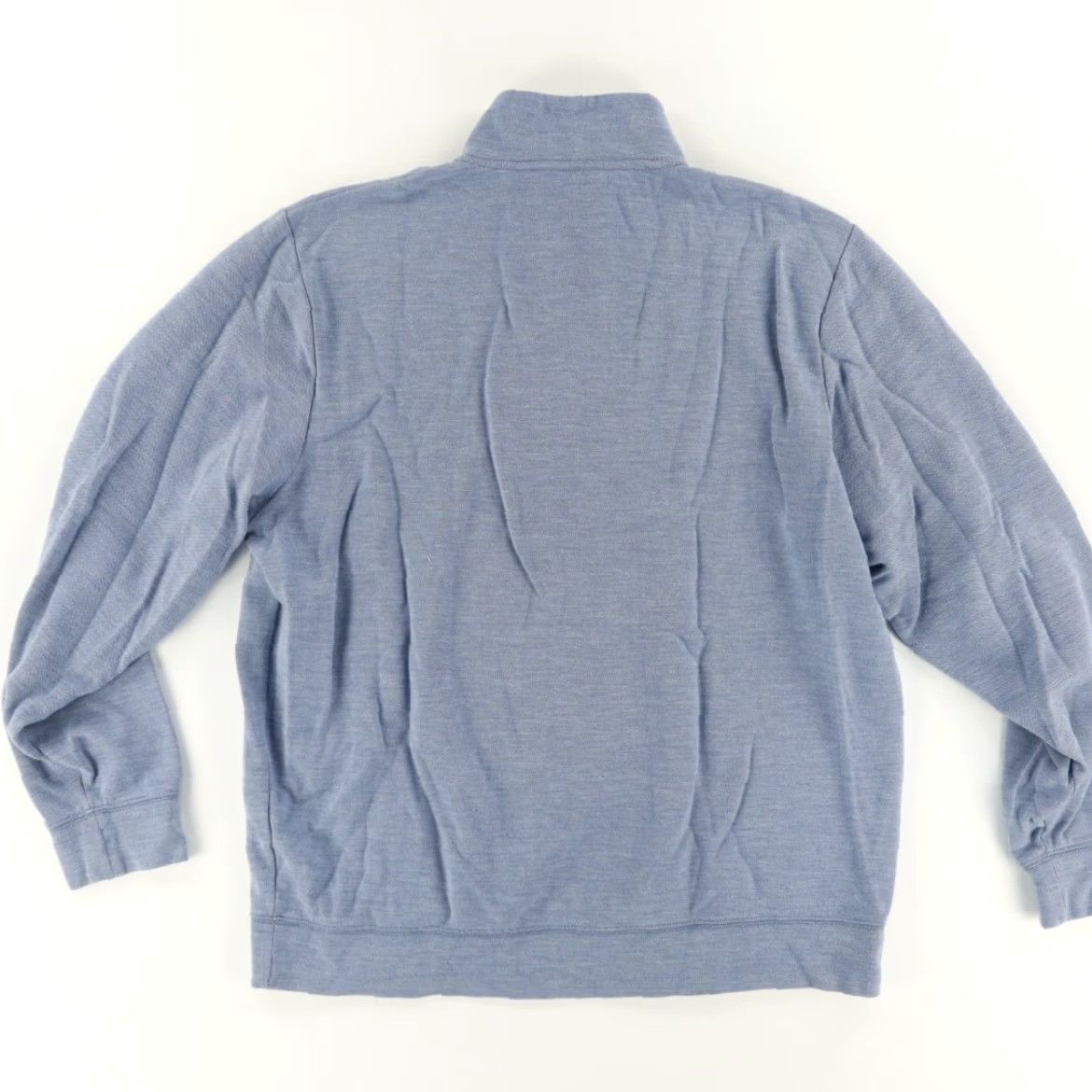 Vineyard Vines Vineyard Vines 1/4 Zip Knit Pullover Shep Heather Mock Long Sleeve Sweater Blue Men's XL Shirt Size US XL / EU 56 / 4 - 4 Thumbnail