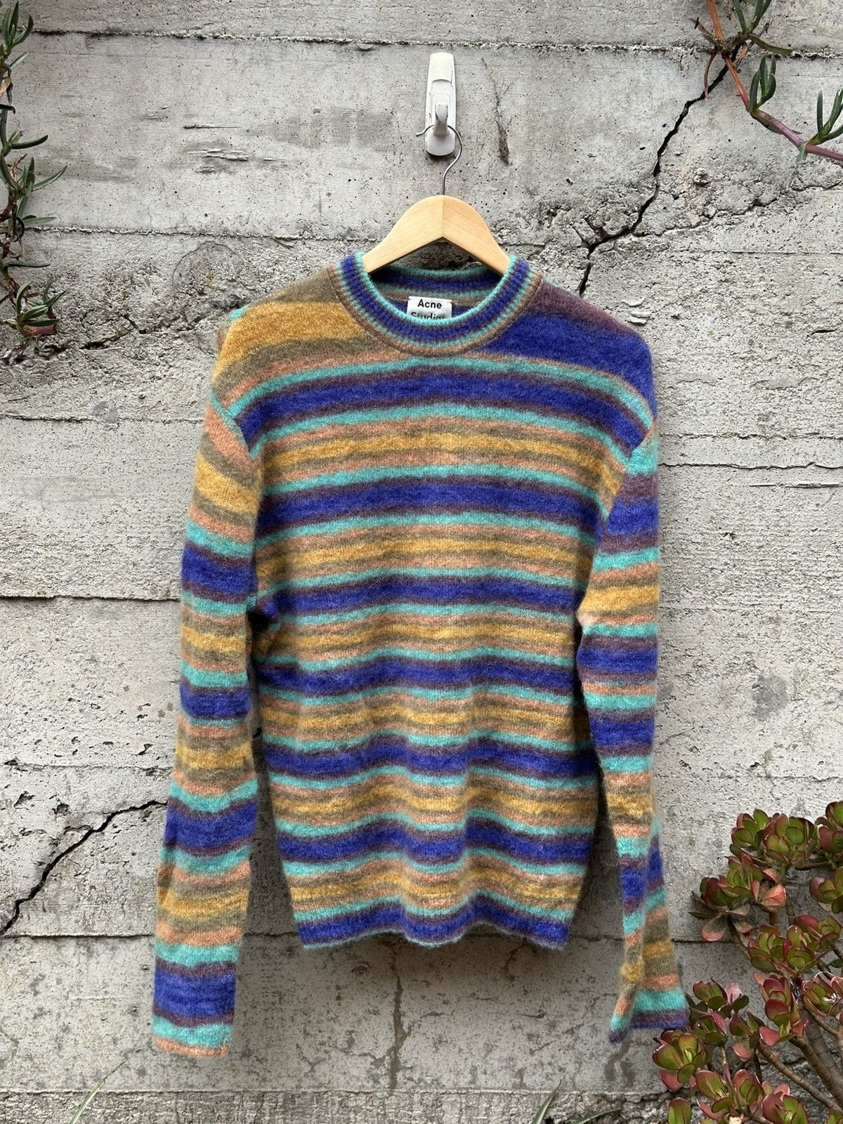 Acne Studios RARE GRAIL Acne Studios multi stripe mohair sweater Size US M / EU 48-50 / 2 - 2 Thumbnail