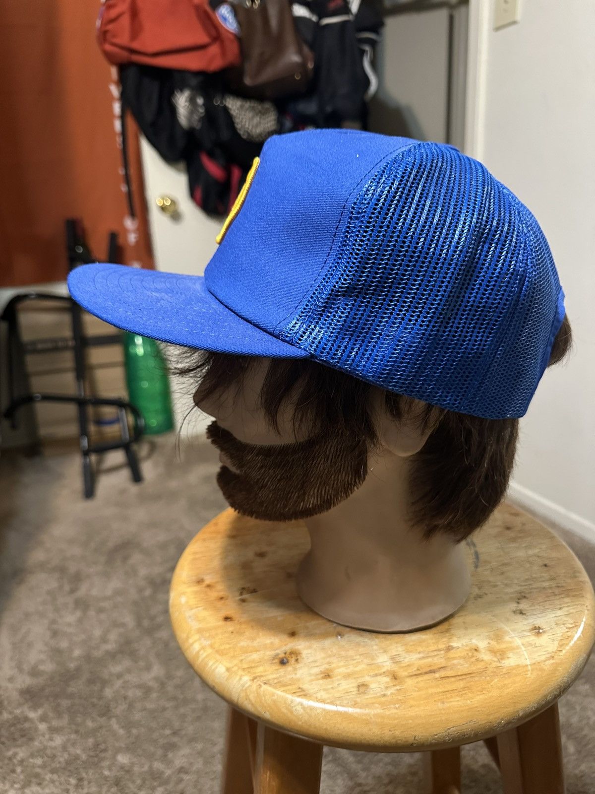Japanese Brand × New Era × Vintage Vintage NAPA Auto parts “Blue and Yellow” hat 90s Size ONE SIZE - 5 Thumbnail