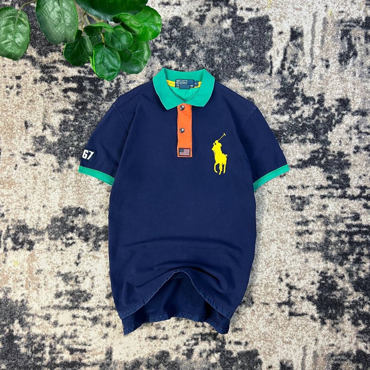 Polo Ralph Lauren Polo Ralph Lauren Big Logo Luxury Vintage Rugby T-Shirt Size US S / EU 44-46 / 1 - 1 Thumbnail