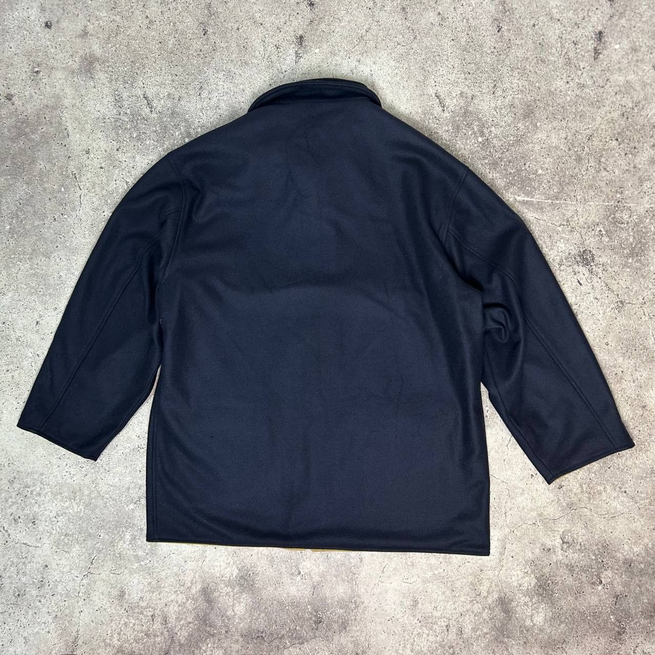 Pierre Cardin Pierre Cardin Reversible Wool Navy Blue Jacket Coat Size XL Size US XL / EU 56 / 4 - 8 Thumbnail