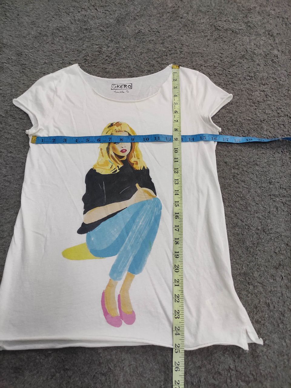 Japanese Brand Vintage Greko Graphic Women Logo Short Sleeve Size XXS / US 00 / IT 34 - 9 Thumbnail