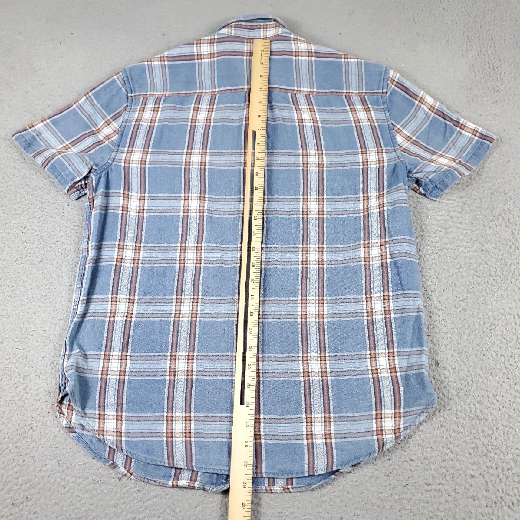 Lucky Brand VINTAGE Lucky Brand Shirt Men Medium Blue Striped Casual Button-Up Size US M / EU 48-50 / 2 - 3 Thumbnail