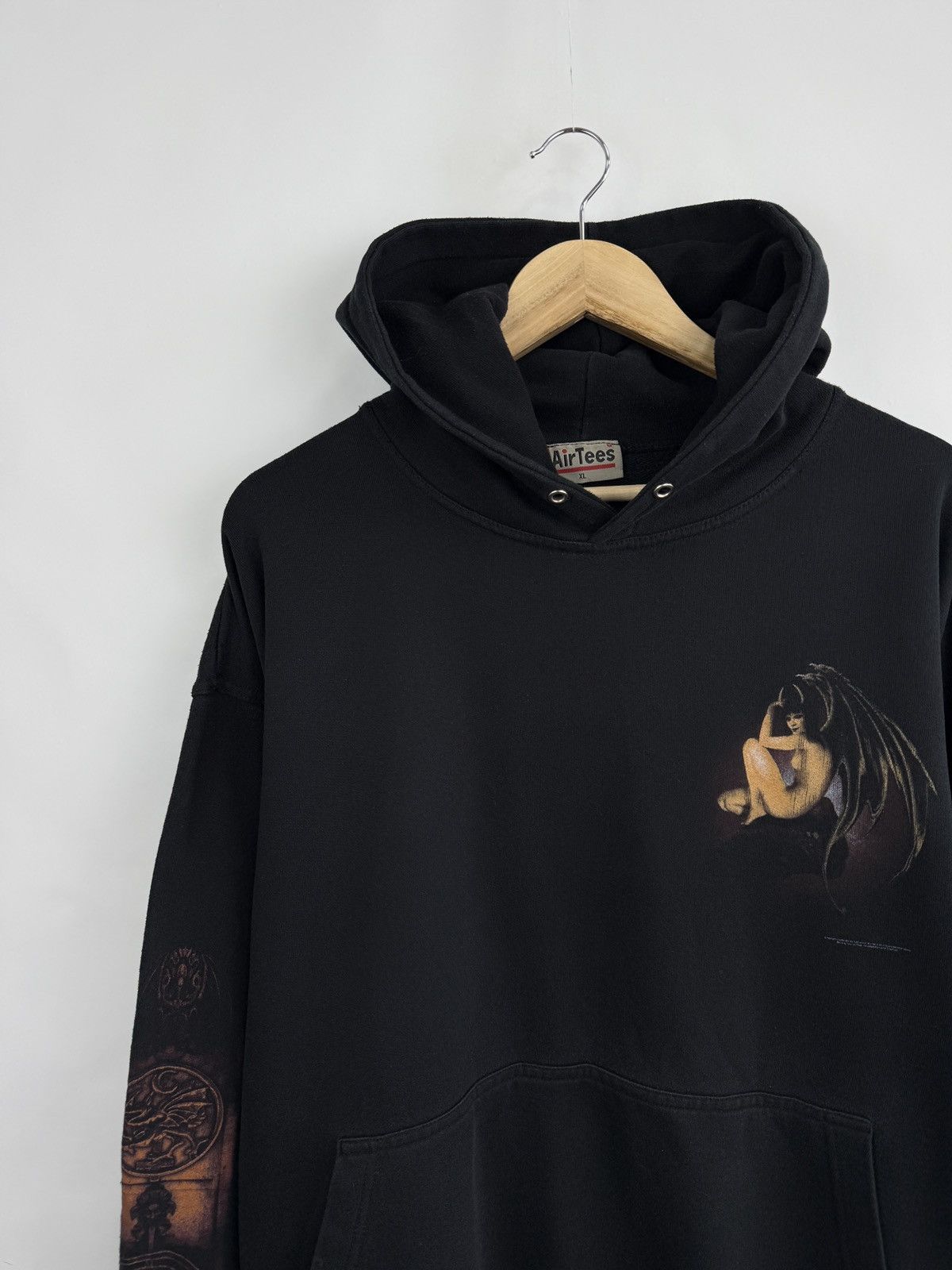 Band Tees 🇬🇧 Vintage 2000 Cradle Of Filth Sin Deep Hoodie Extreme Metal Size US XL / EU 56 / 4 - 4 Thumbnail