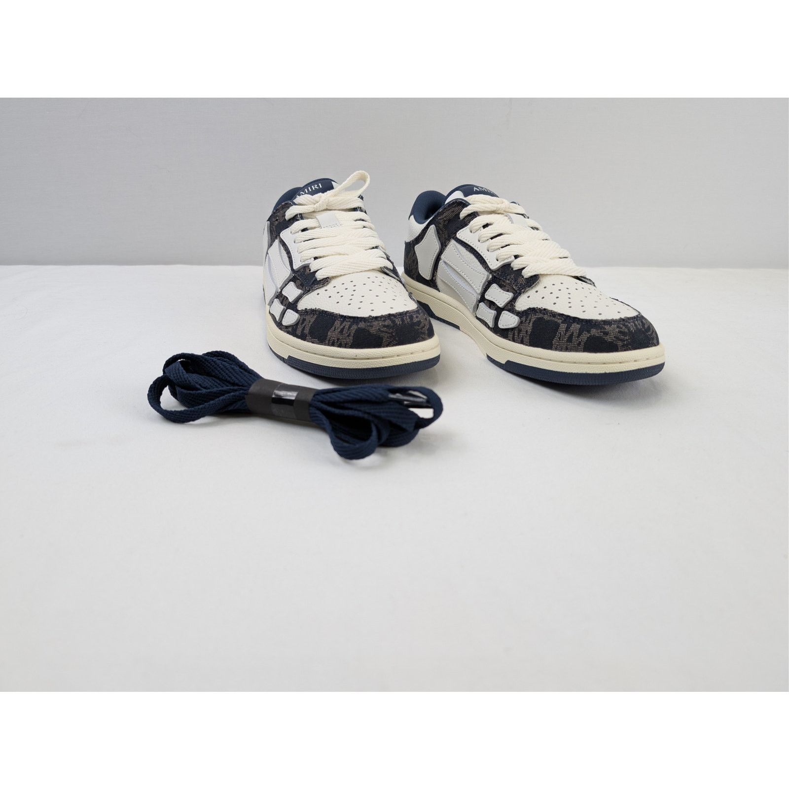Amiri o1rshd1 MA Quad Skeleton Top Low Sneakers in Midnight Indigo Size US 10 / EU 43 - 5 Thumbnail