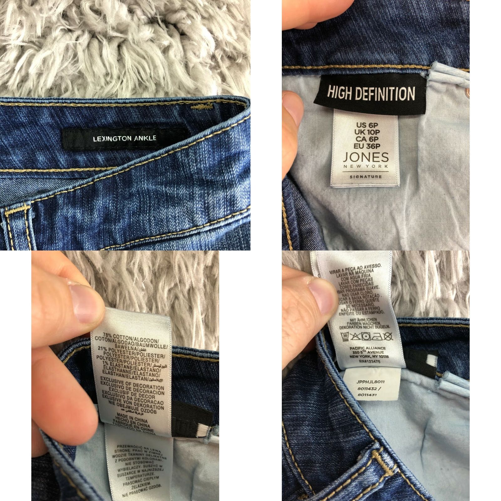 Jones New York Jones New York Lexington Ankle Jeans Womens Size 6P Petite Mid Rise Medium Wash Size 28" / US 6 / IT 42 - 8 Thumbnail