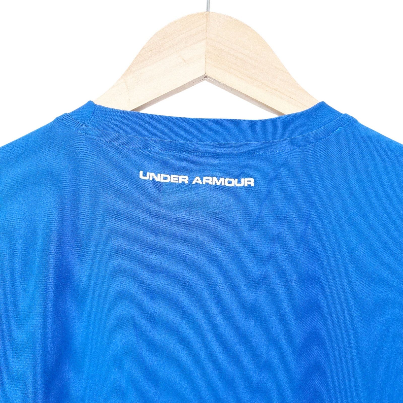 Under Armour Under Armour Blue Heatgear Short Sleeve T Shirt Sz M Size US M / EU 48-50 / 2 - 4 Thumbnail