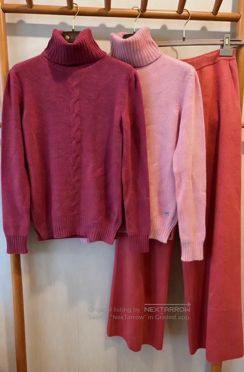 Loro Piana Loro Piana Baby cashmere cable knit sweater Size XS / US 0-2 / IT 36-38 - 3 Thumbnail