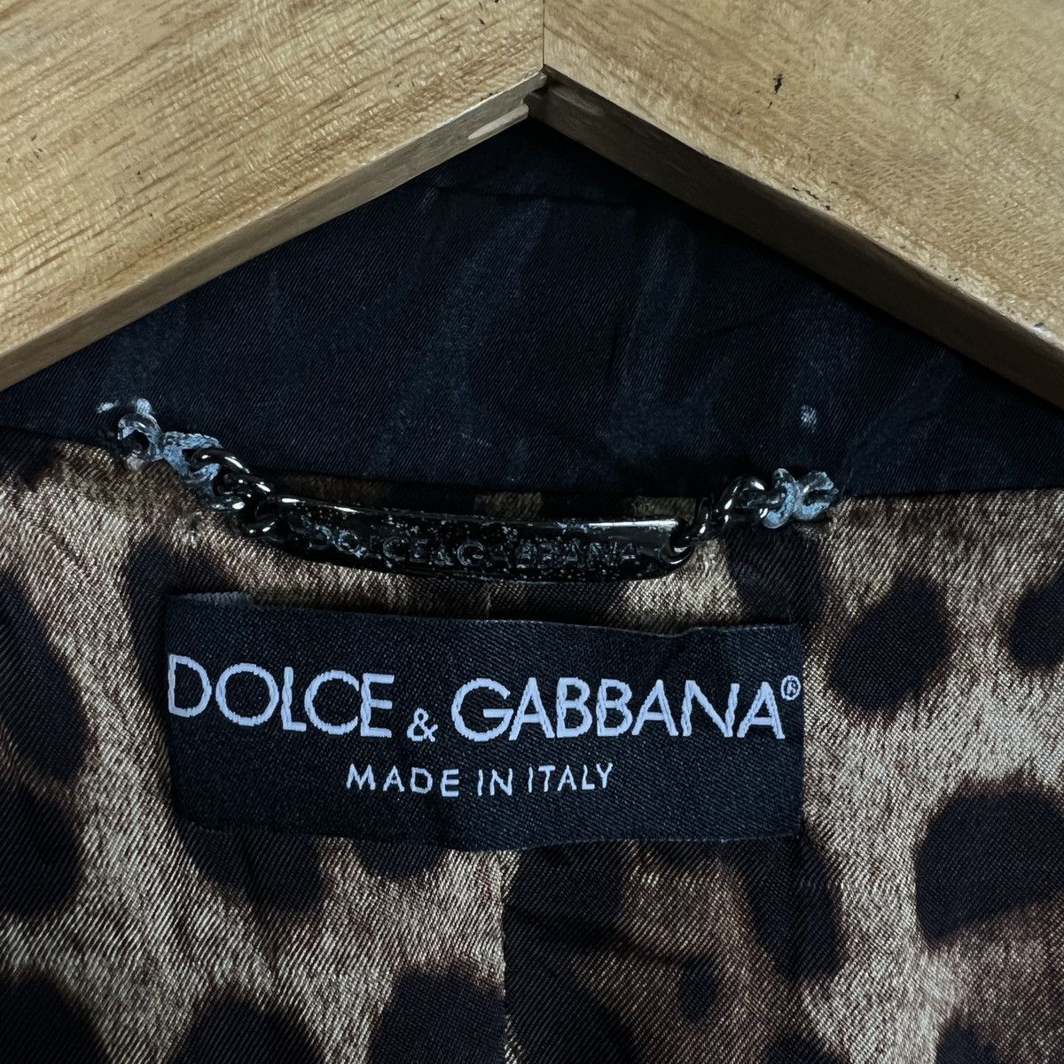 Dolce & Gabbana 🔥 Dolce & Gabbana Double Breast Trenchcoat Leopard lining Size S / US 4 / IT 40 - 14 Thumbnail
