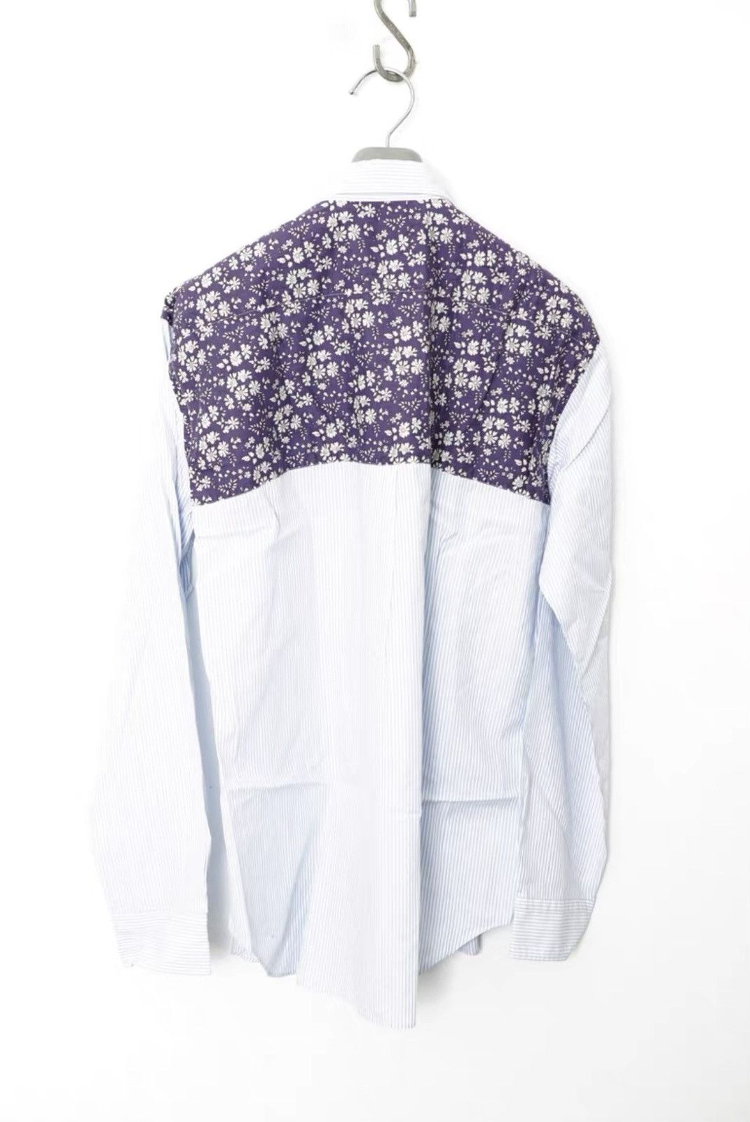 Comme des Garcons Comme des Garçons Floral Panel Stripe Shirt Size US M / EU 48-50 / 2 - 5 Thumbnail
