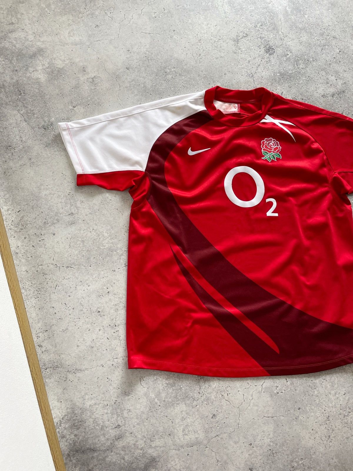 Nike × Vintage Vintage Y2K Nike England Rugby 2007 Jersey Size US XL / EU 56 / 4 - 2 Thumbnail