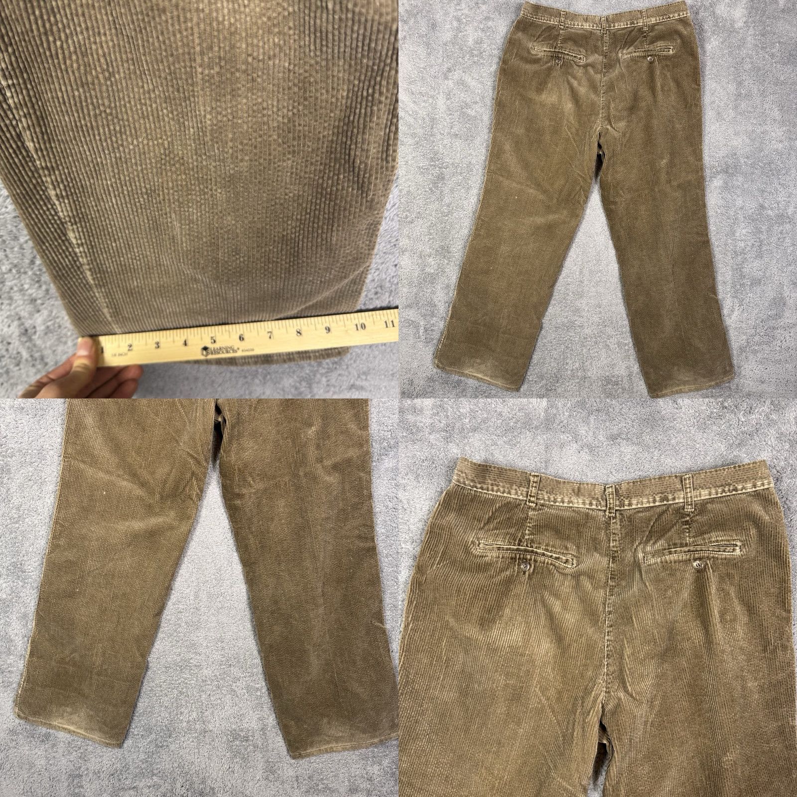Polo Ralph Lauren VINTAGE Polo Ralph Lauren Pants Mens 36x32 Brown Corduroy 90s Chino Trousers Size US M / EU 48-50 / 2 - 9 Thumbnail