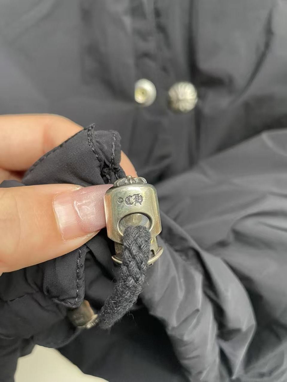 Chrome Hearts Chrome Hearts Drawstring Black Coach Jacket Size US M / EU 48-50 / 2 - 7 Thumbnail