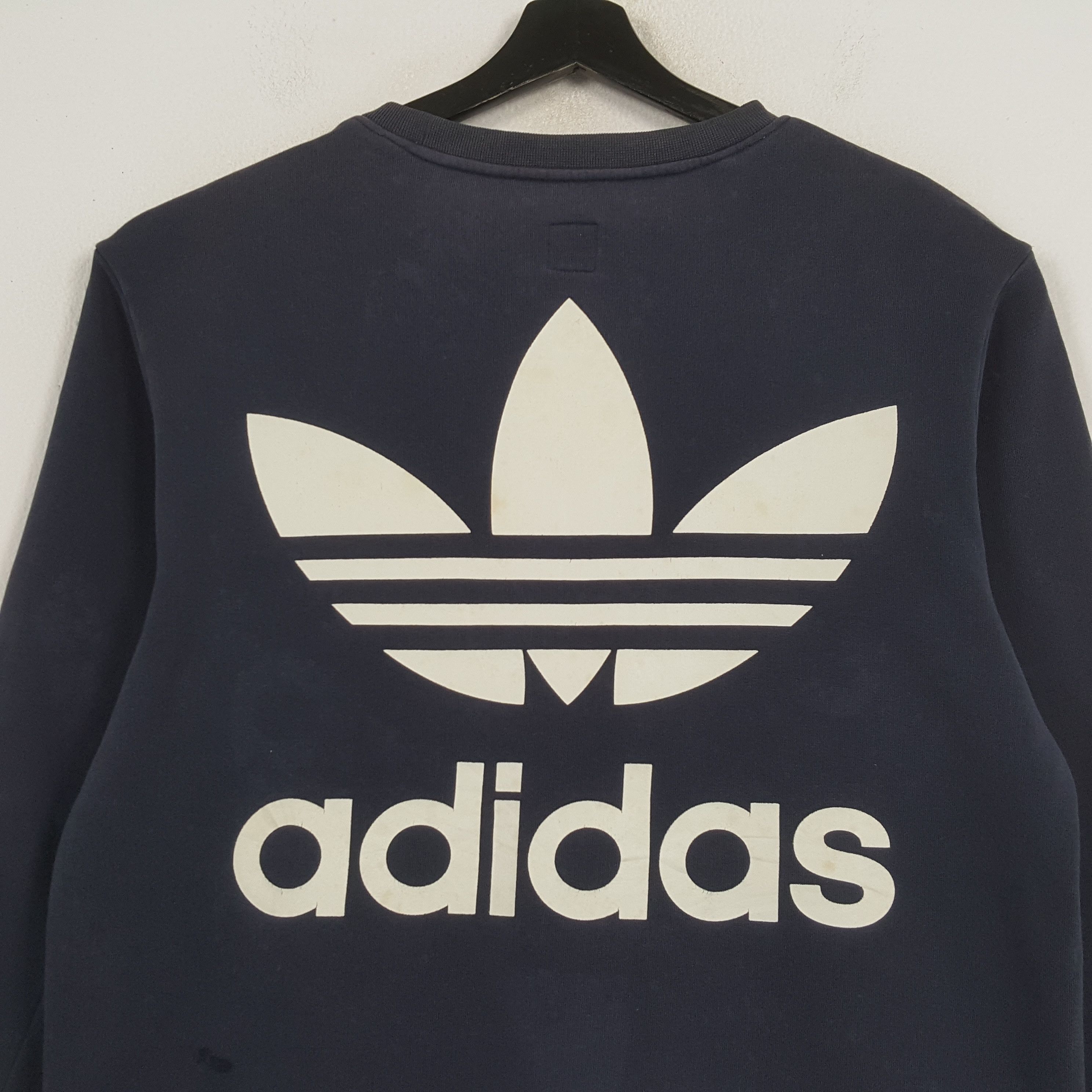 Adidas ADIDAS Big Logo Design Streetwear Sweatshirt C292N14 Size US M / EU 48-50 / 2 - 4 Thumbnail