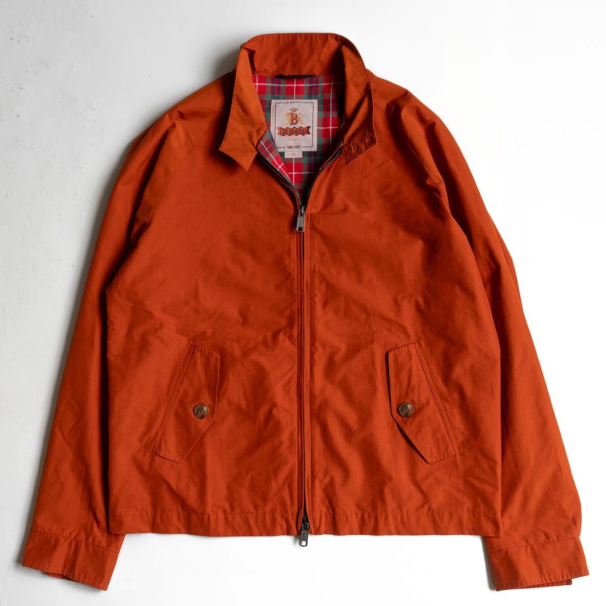 Baracuta Baracuta G4 Driving Jacket Coat Orange Size 40 Size US XXS / EU 40 - 1 Thumbnail