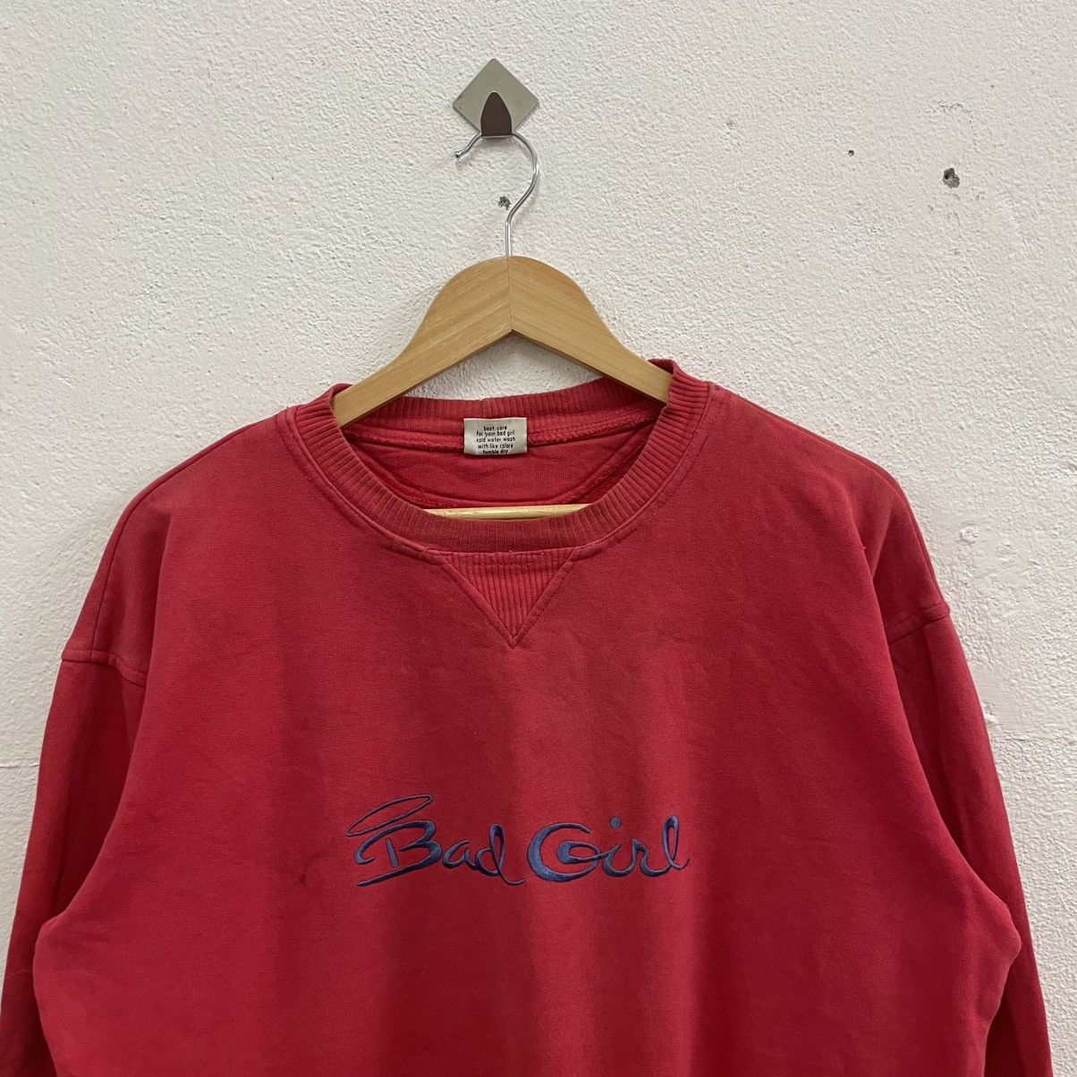 Girl Skateboards × Vintage × Welcome Skateboards 🔥Vintage 90s Bad Girl Skateboards Distress Sweatshirts Size US M / EU 48-50 / 2 - 3 Thumbnail