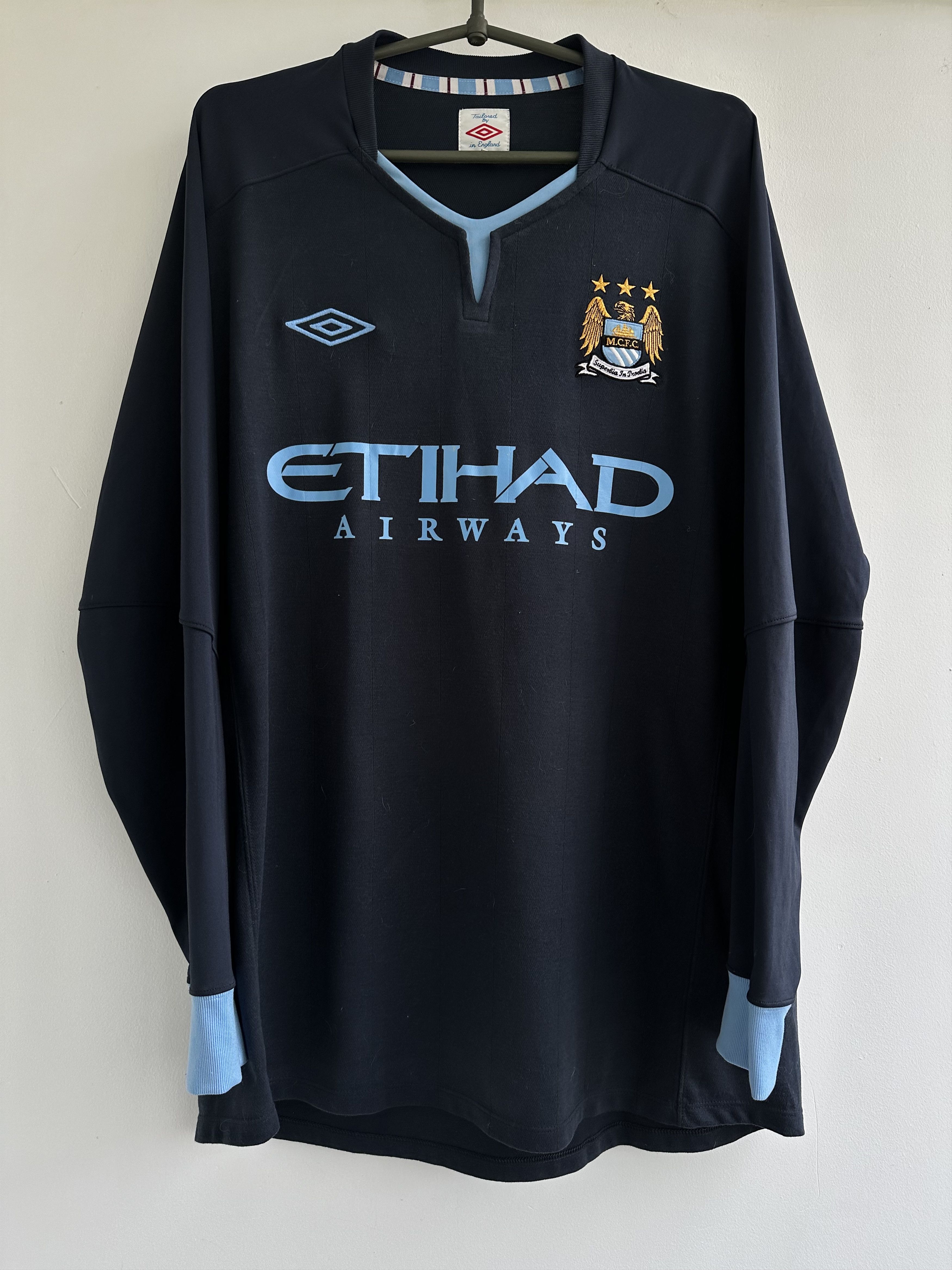 image of Soccer Jersey x Umbro Manchester City Jersey in Dark Blue, Men's (Size XL)