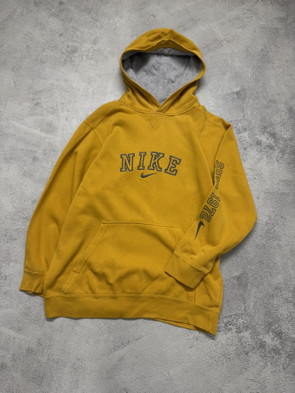 Nike Vintage Y2K Nike Big Swoosh Hoodie 00’s Size US XS / EU 42 / 0 - 6 Thumbnail