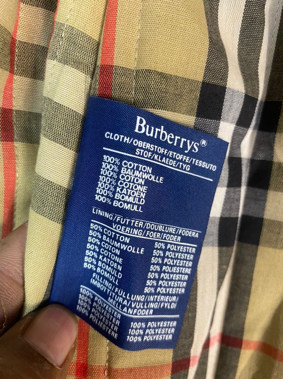 Burberry × Designer × Vintage Vintage Burberry trench coat made in England Size M / US 6-8 / IT 42-44 - 8 Thumbnail