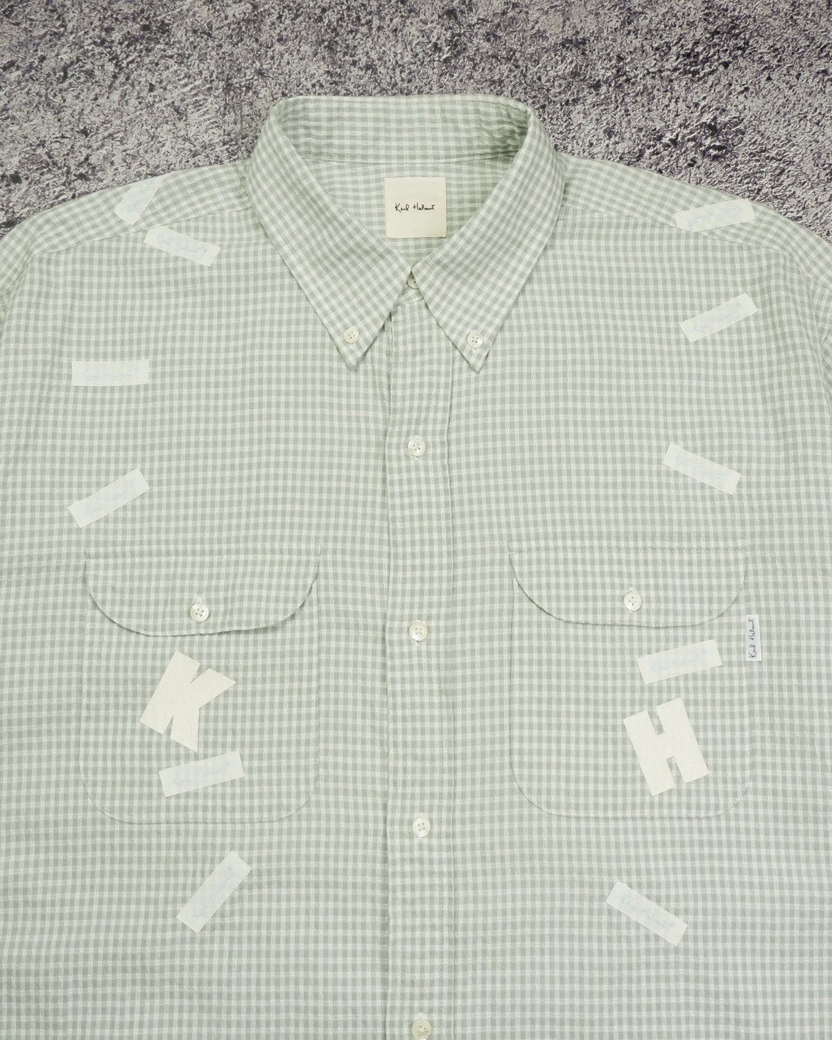 Karl Helmut Vintage Karl Helmut Japanese Gingham Shirt Size US M / EU 48-50 / 2 - 4 Thumbnail