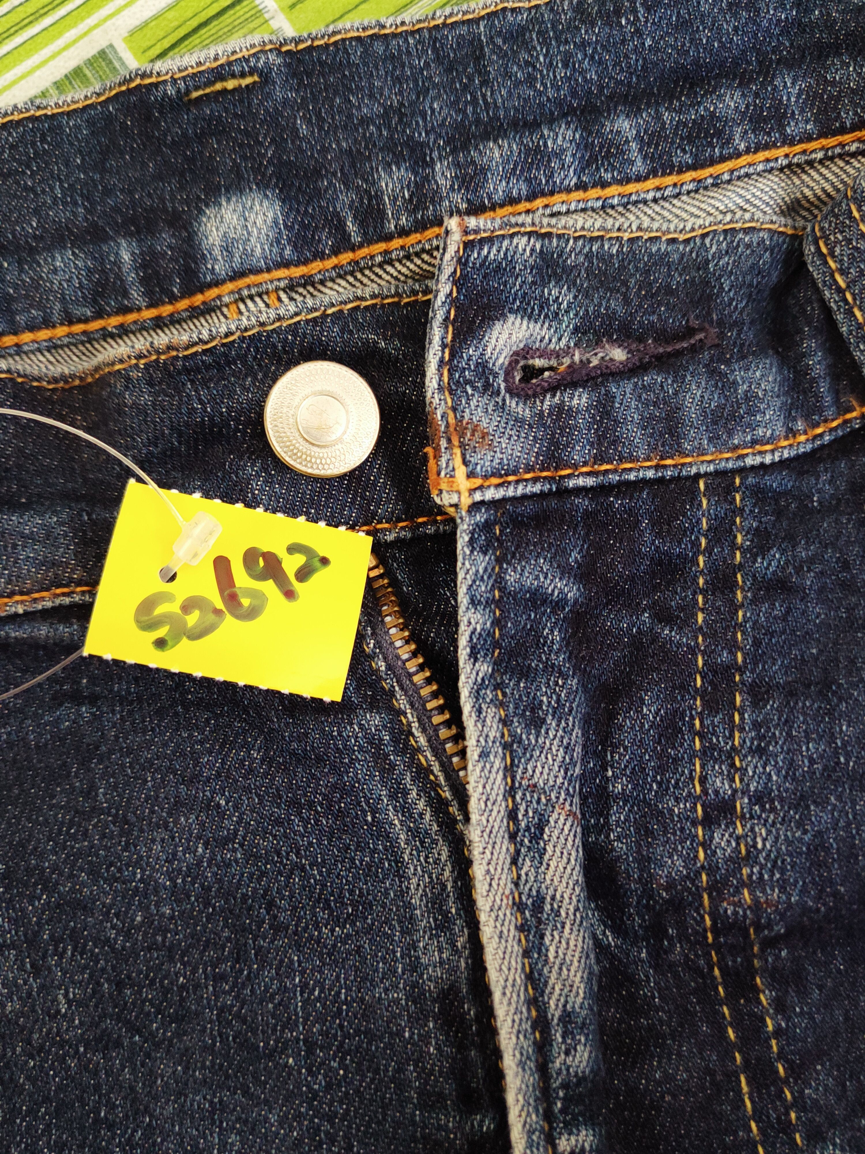 Japanese Brand Japanese Brand Dark Blue Distressed Ripped Jeans #S2692 Size US 34 / EU 50 - 17 Thumbnail