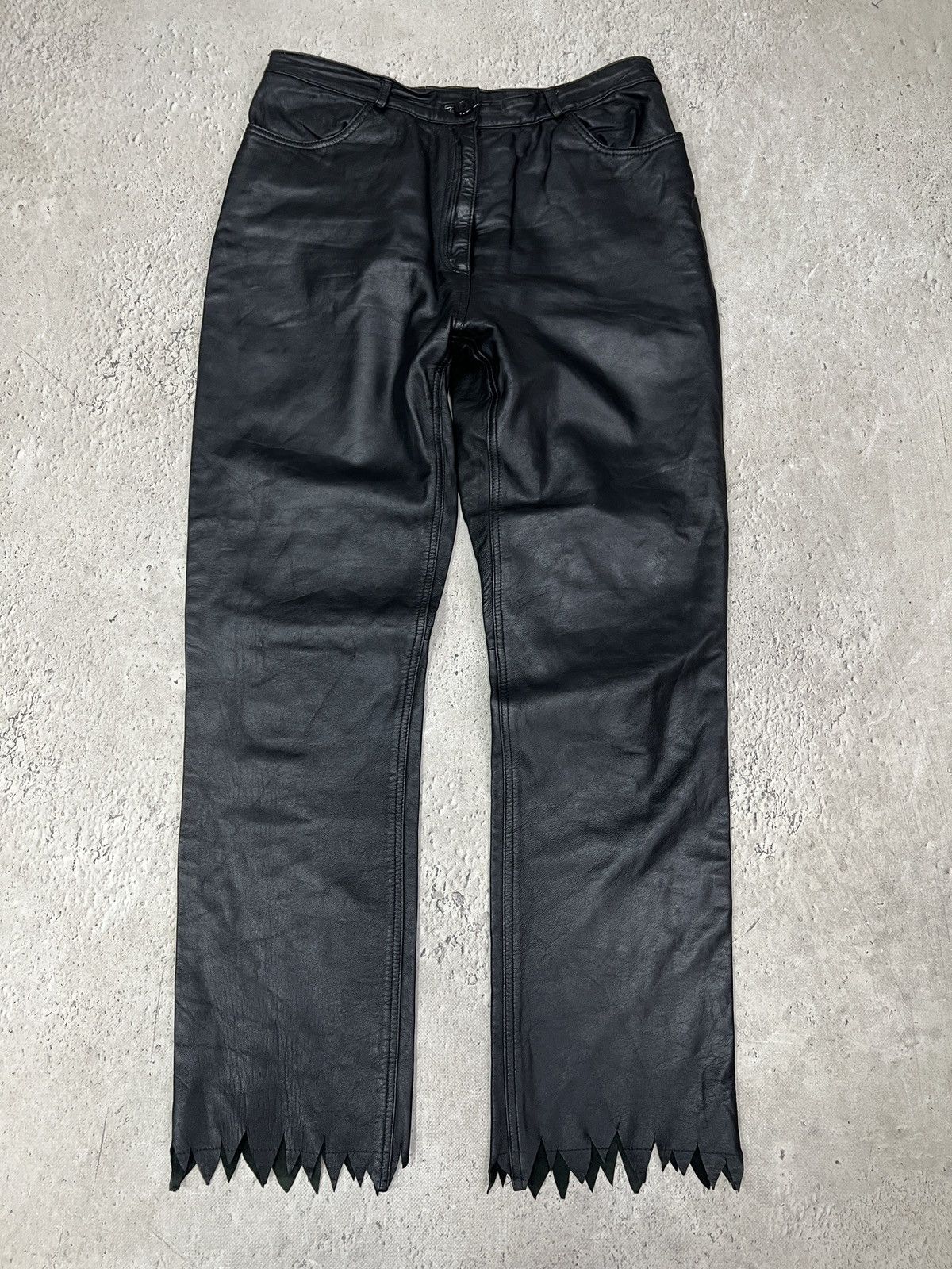 Dolce & Gabbana Dolce Gabbana leather moto archive 2000s pants y2k Size US 32 / EU 48 - 1 Thumbnail