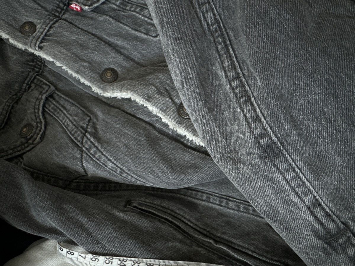 Levi's Levi’s Premium Grey Washed Sherpa Jacket Size US S / EU 44-46 / 1 - 6 Thumbnail