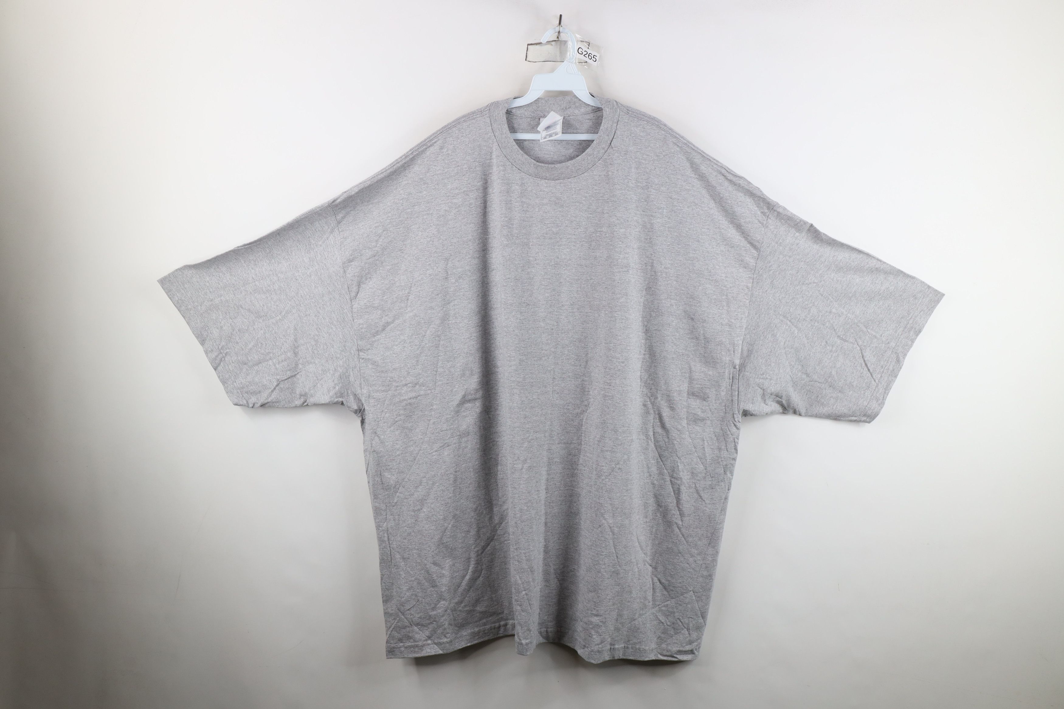 Vintage Vintage 90s Streetwear Short Sleeve T-Shirt Heather Gray Size US XXL / EU 58 / 5 - 1 Thumbnail