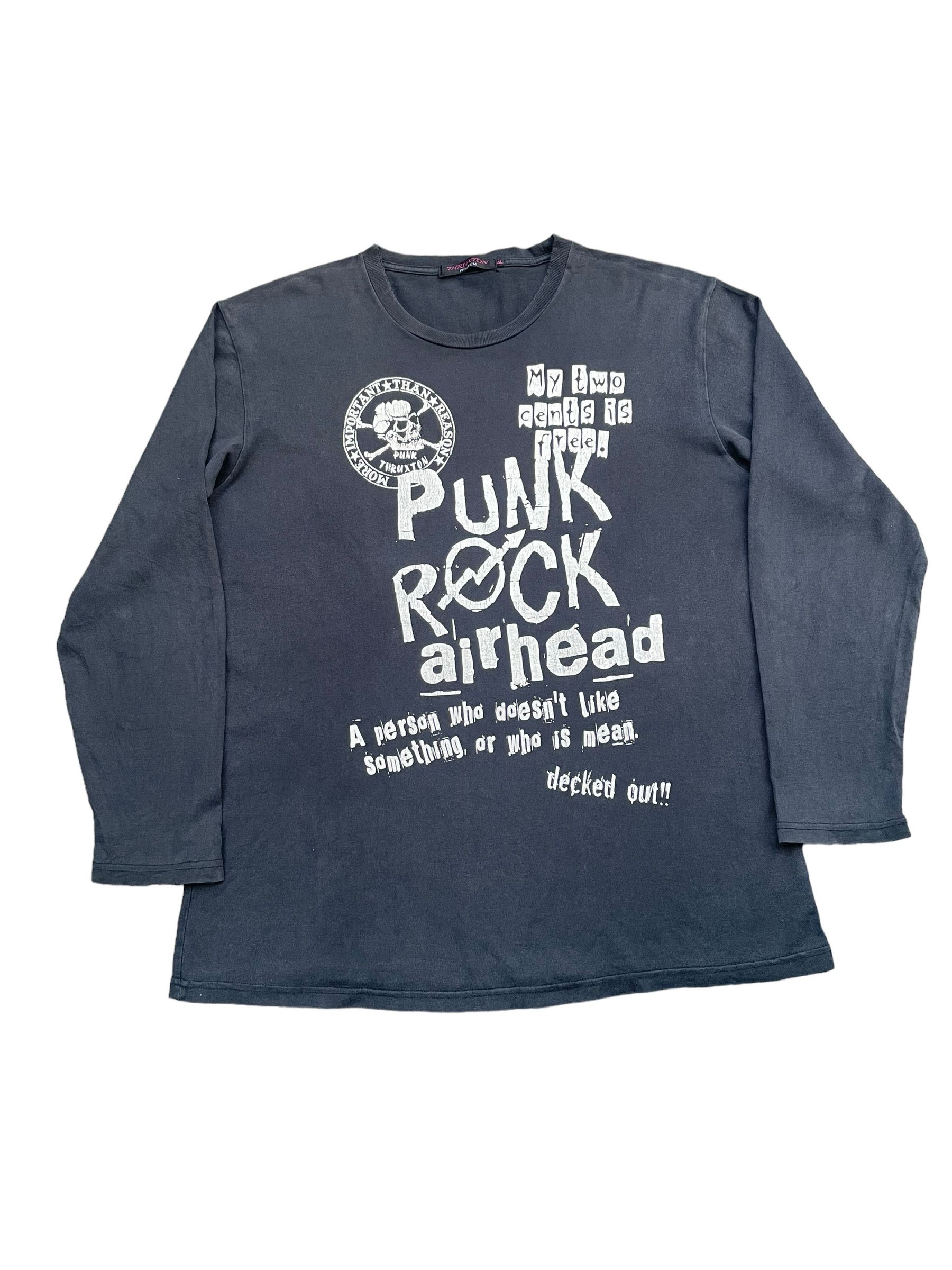 Japanese Brand Distresed Punk Rock Airhead Tshirt Size US L / EU 52-54 / 3 - 1 Thumbnail