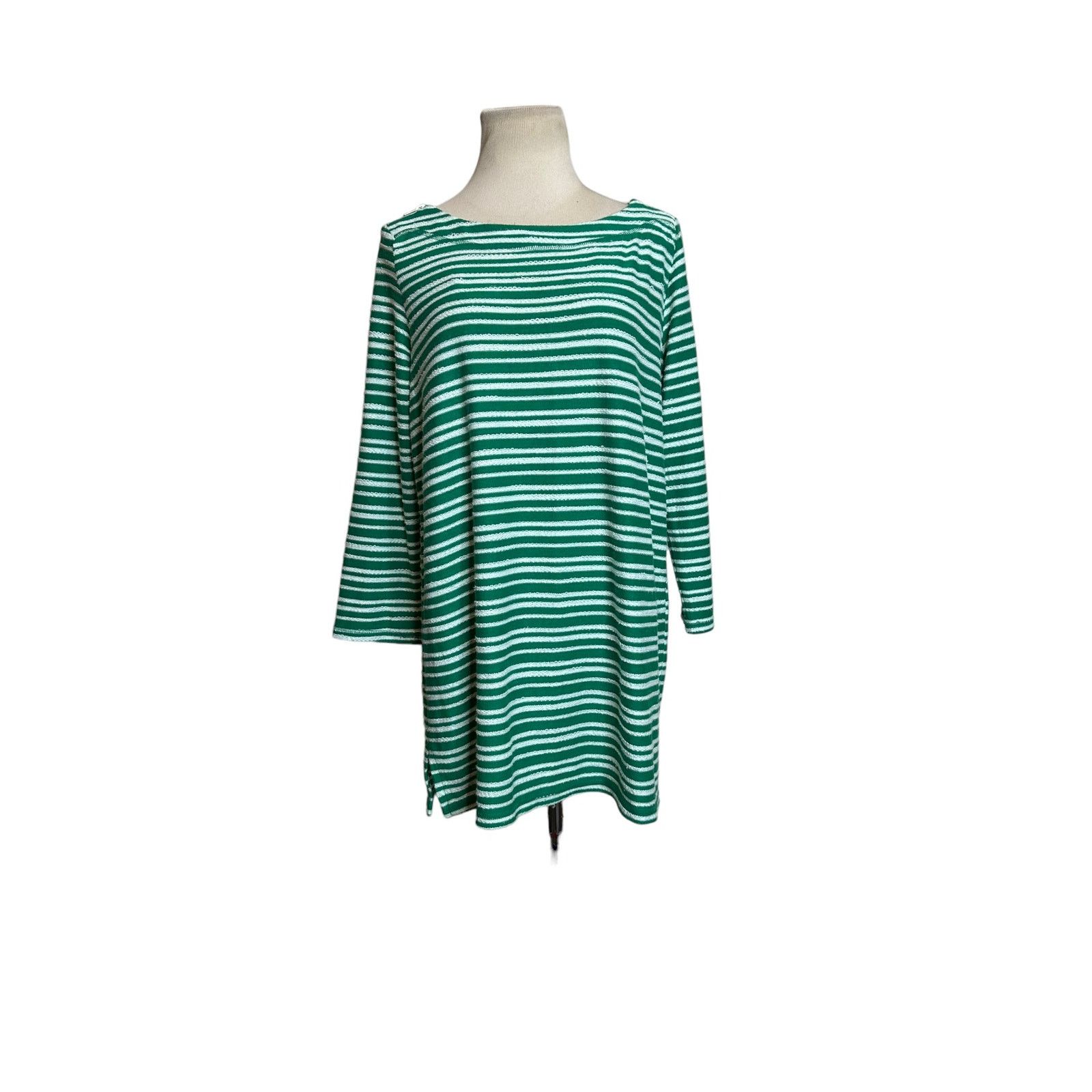 Liz Claiborne Liz Claiborne stripes knit tunic top size Medium Size M / US 6-8 / IT 42-44 - 7 Thumbnail