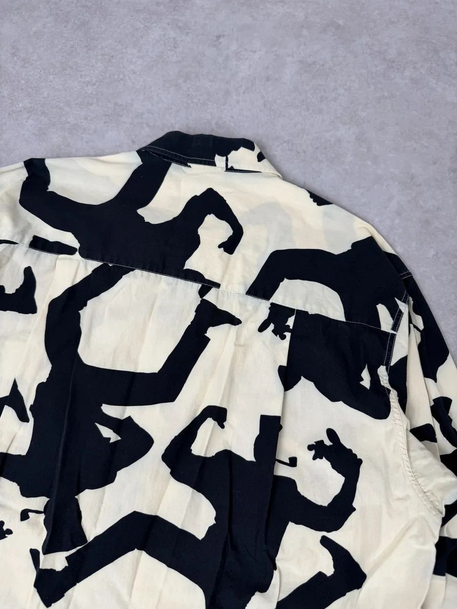 Moschino Moschino Beige & Black Crazy Monster Shirt Size US M / EU 48-50 / 2 - 9 Thumbnail