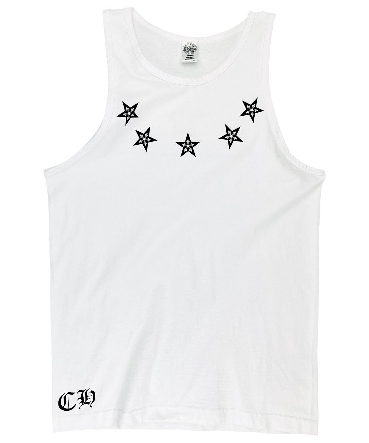 Chrome Hearts Chrome Hearts Made In Hollywood Star Tank Top White Size US S / EU 44-46 / 1 - 1 Thumbnail