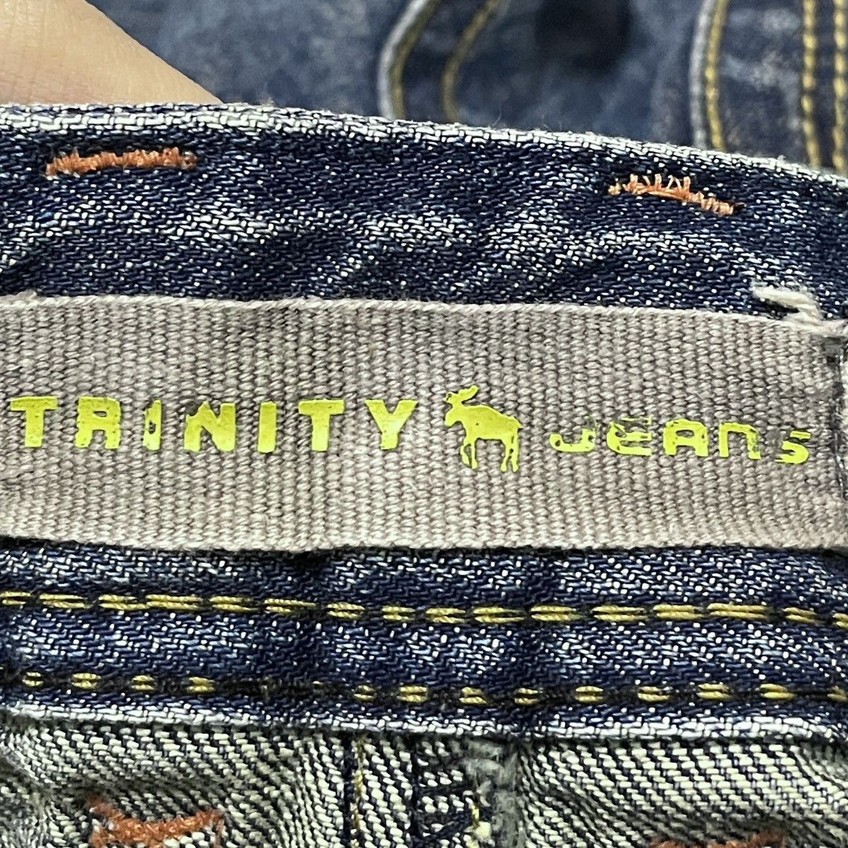 Japanese Brand Very Rare Design Vintage Japanese Brand Trinity Jeans 2000s Size US 31 - 10 Thumbnail