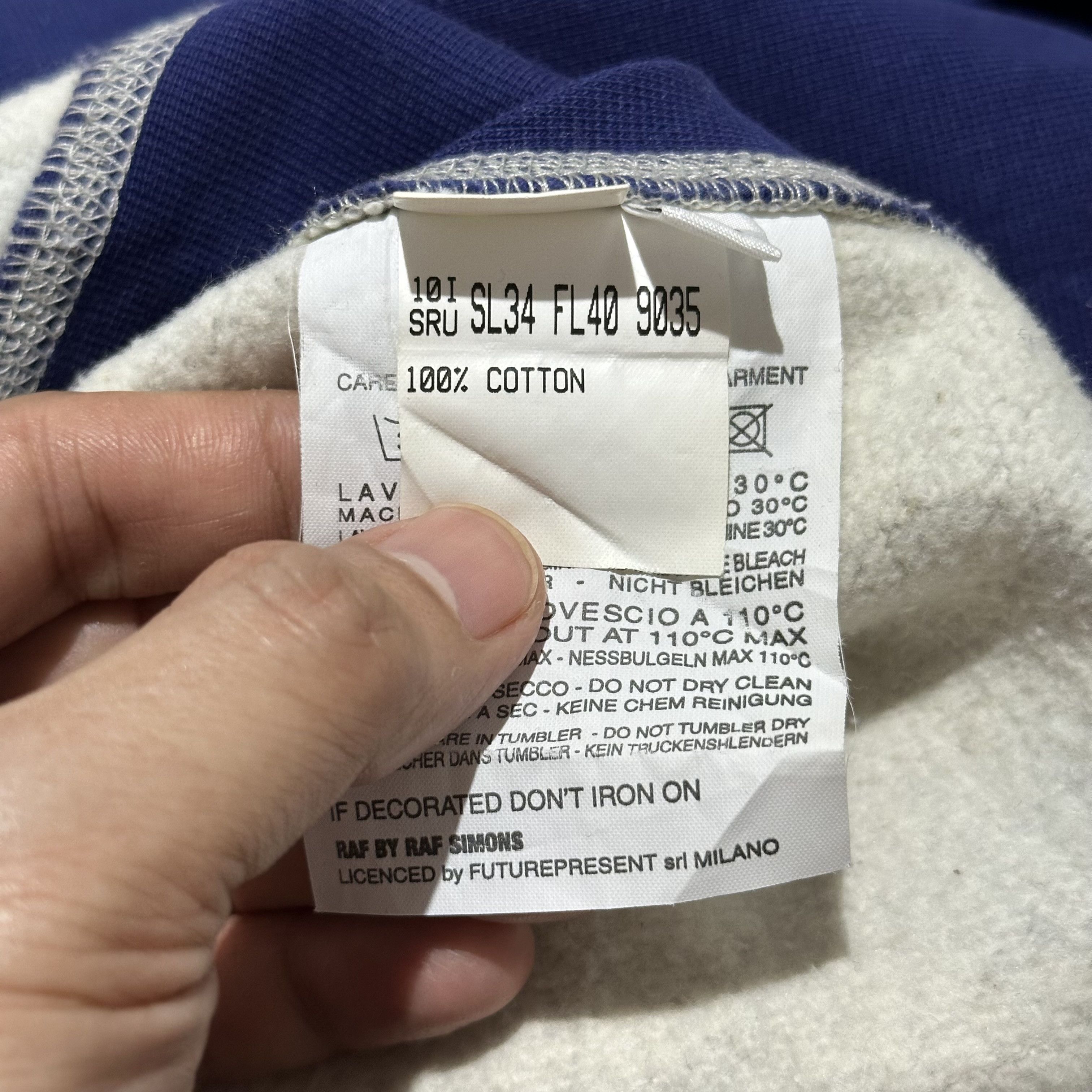 Raf Simons Raf Simons Crewneck Size US XS / EU 42 / 0 - 5 Thumbnail