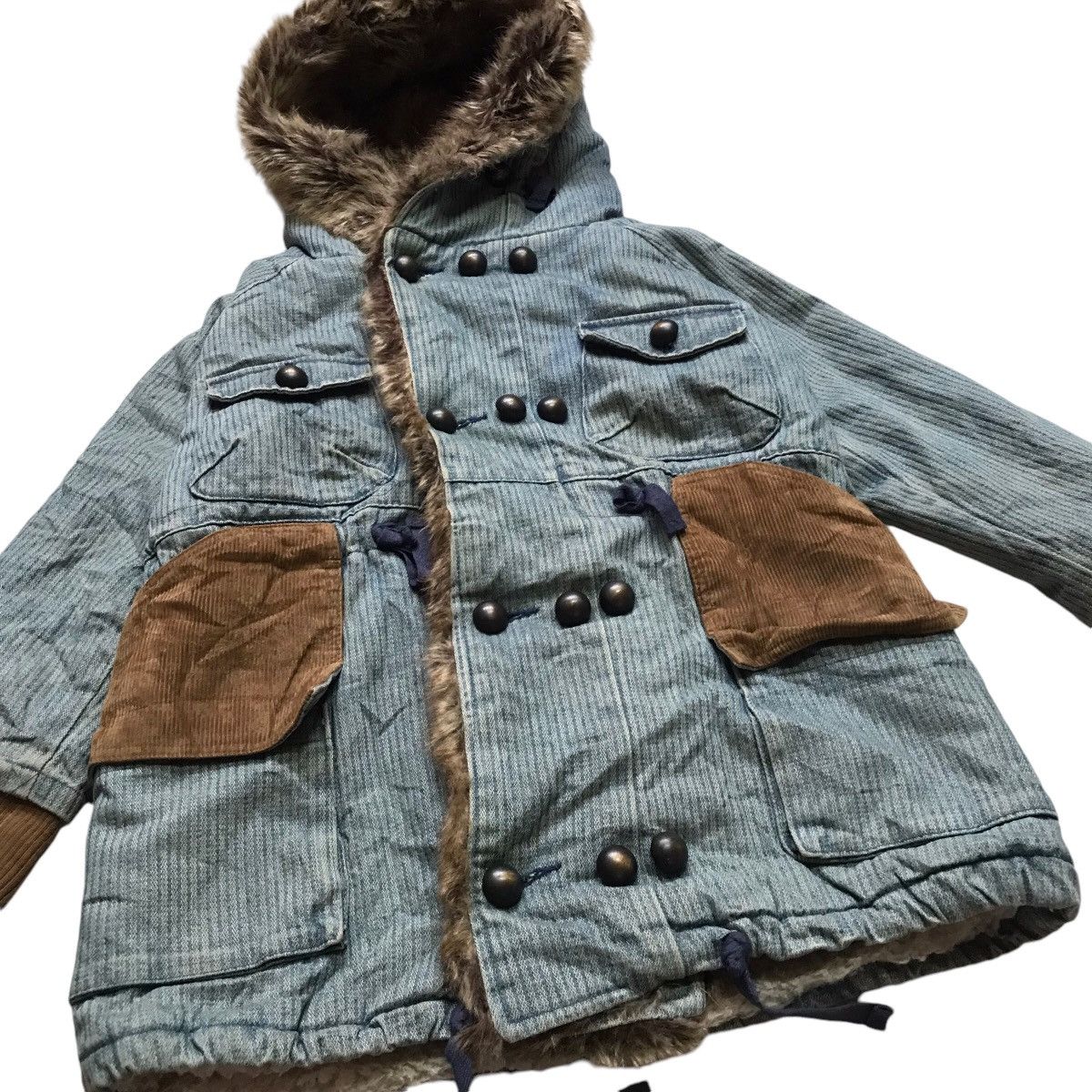 If Six Was Nine × Japanese Brand × Le Grande Bleu (L.G.B.) Tactical Pocket LGB If Six Was Nine CAT Hoodies Faux Fur Size XS / US 0-2 / IT 36-38 - 3 Thumbnail
