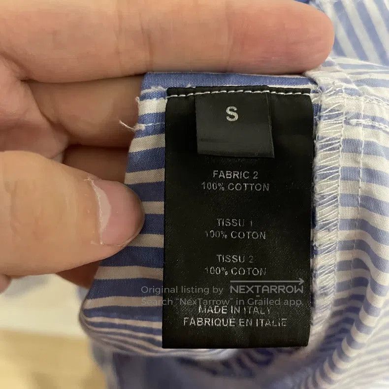 Vetements Vetements Striped patchwork shirt Size US S / EU 44-46 / 1 - 6 Thumbnail