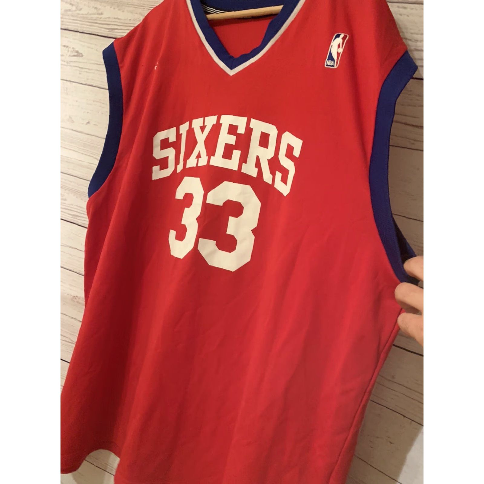 Adidas Adidas NBA Philadelphia 76ers #33 Andrew Bynum Basketball Jersey Men XXL Red Size US XXL / EU 58 / 5 - 4 Thumbnail