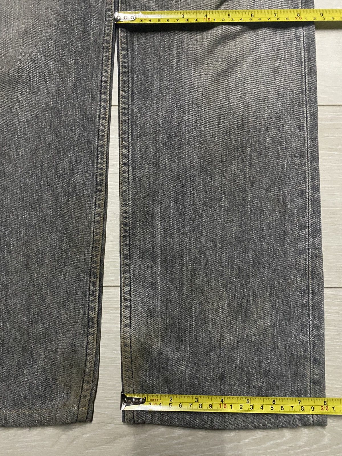 Andy Warhol × Levi's Vintage Levis 533 Grey Denim Distressed Loose Straight Jeans Size US 29 - 14 Thumbnail