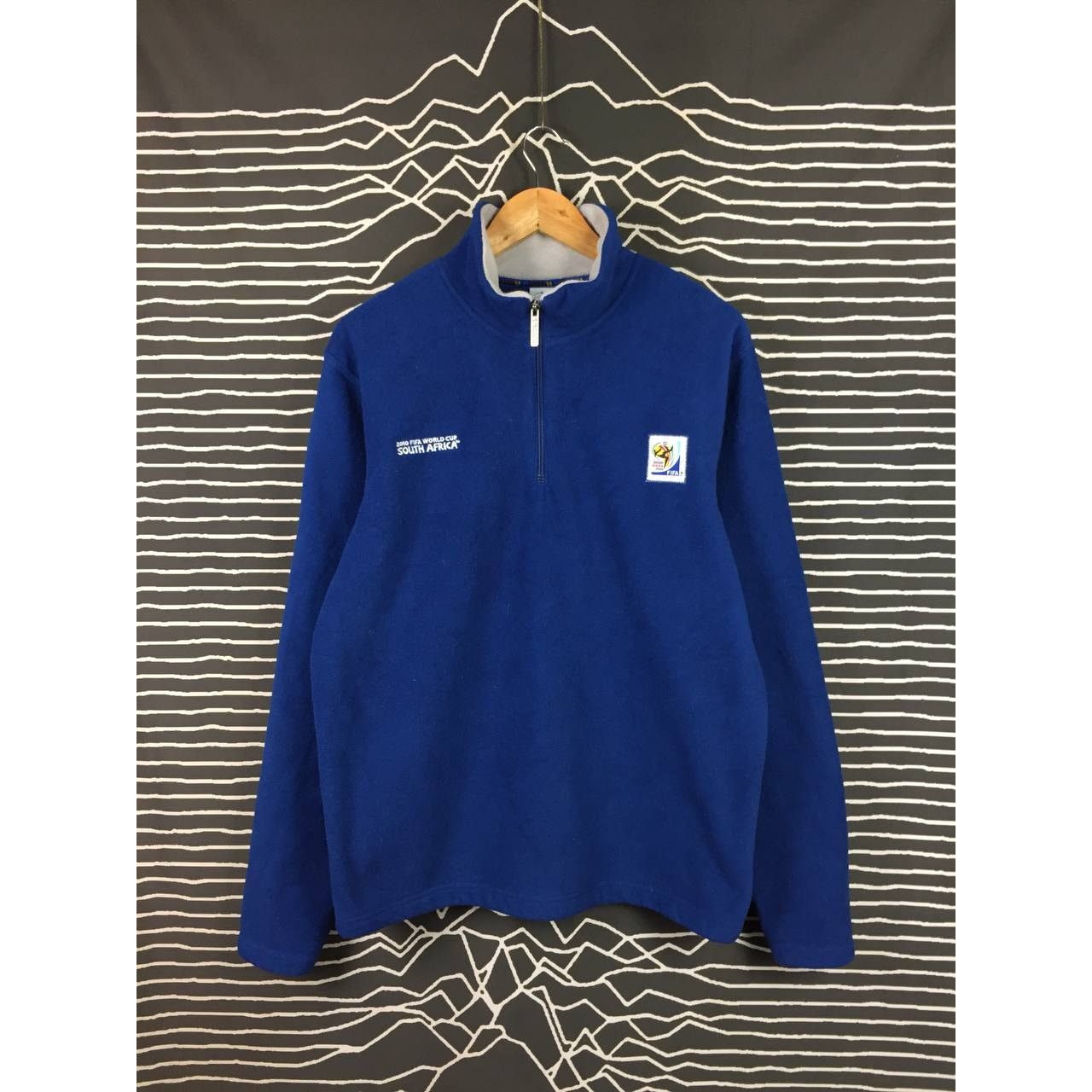 Vintage Vtg 2010 Fifa World Cup South Africa Fleece Jacket Size US M / EU 48-50 / 2 - 2 Thumbnail