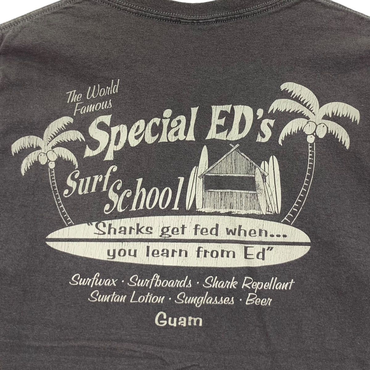 Anvil Vintage SPECIAL ED’S SURF SCHOOL Guam Hawaii Tee Shirt Size US S / EU 44-46 / 1 - 5 Thumbnail