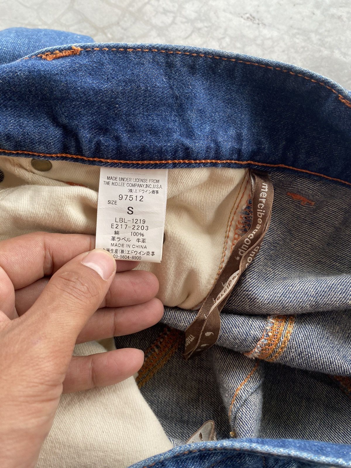 Issey Miyake × Lee × mercibeaucoup Lee x Issey Miyake Mercibeaucop High Rise Blue Jeans @122 Size US 30 / EU 46 - 16 Thumbnail