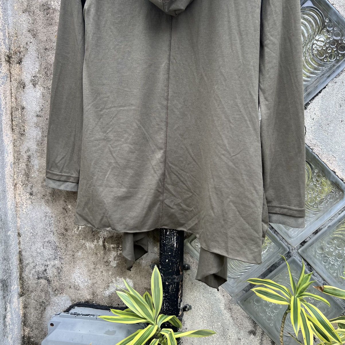 Tornado Mart “TORNADO MART” HOODED BATWING DRAPE CARDIGAN ASYMMETRICAL Size S / US 4 / IT 40 - 19 Thumbnail