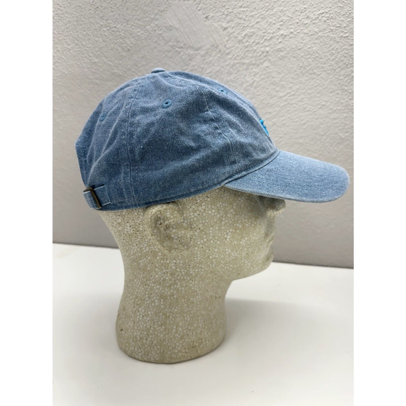 Vintage Authentic Pigment Baseball Hat Blue River Valley Ranch RVR Maryland Adjustable Baseball Cap Men One Size Blue Adjustable Hats Mens Size ONE SIZE - 5 Thumbnail