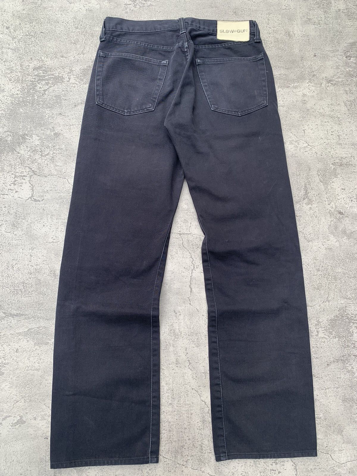 Japanese Brand Slow gun distressed jeans Size US 28 / EU 44 - 5 Thumbnail