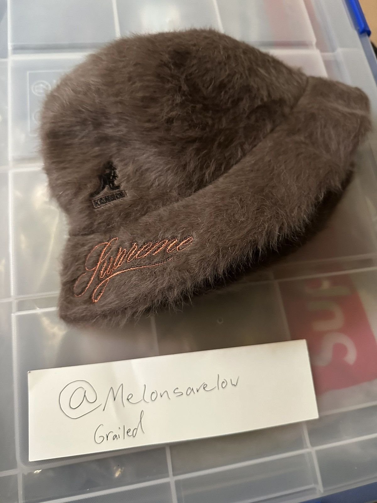 Kangol × Supreme Supreme®/Kangol® Furgora Casual Hat - Brown, Medium Size ONE SIZE - 2 Thumbnail