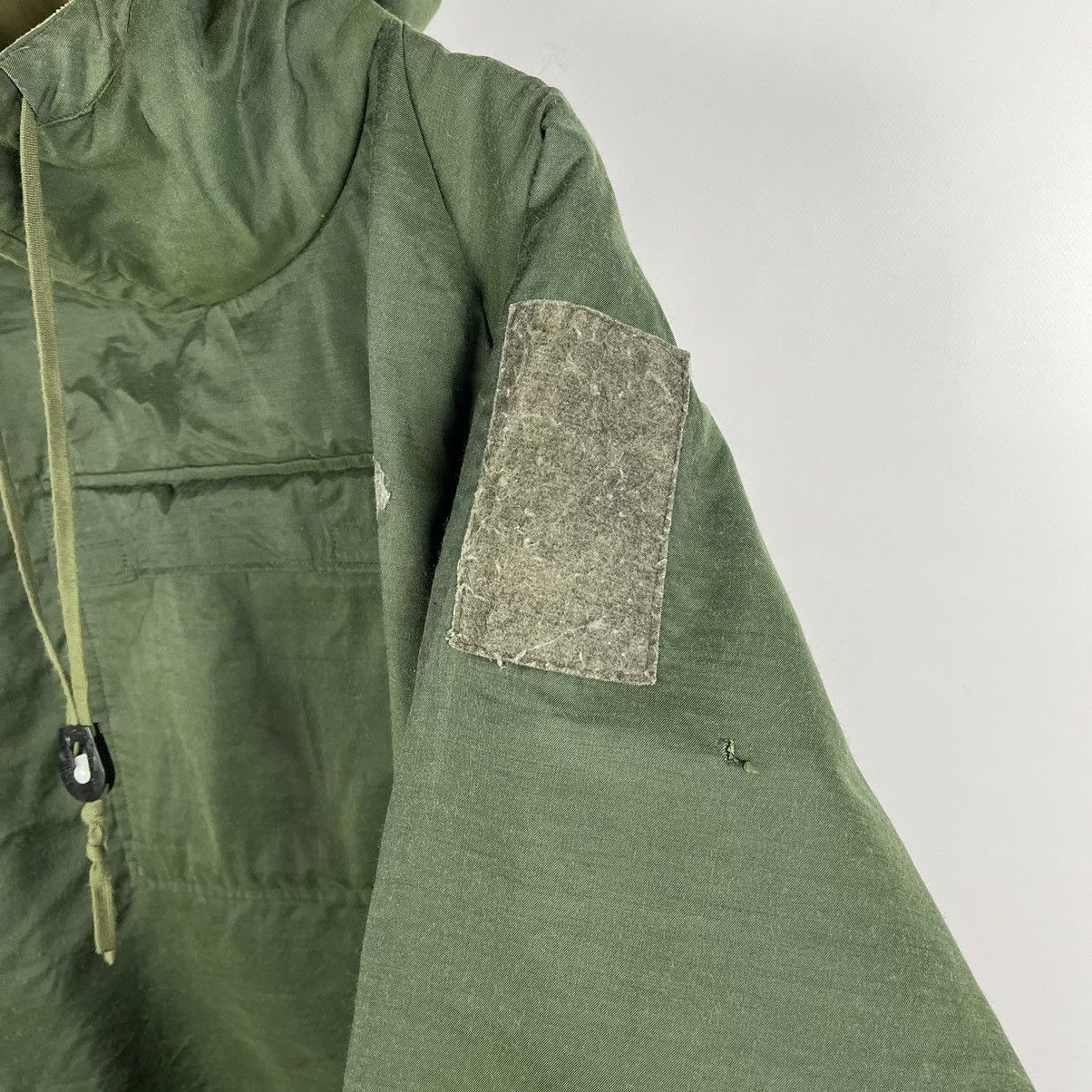Vintage Vintage British Army Smock with hood attached jacket 1977 Size US M / EU 48-50 / 2 - 15 Thumbnail