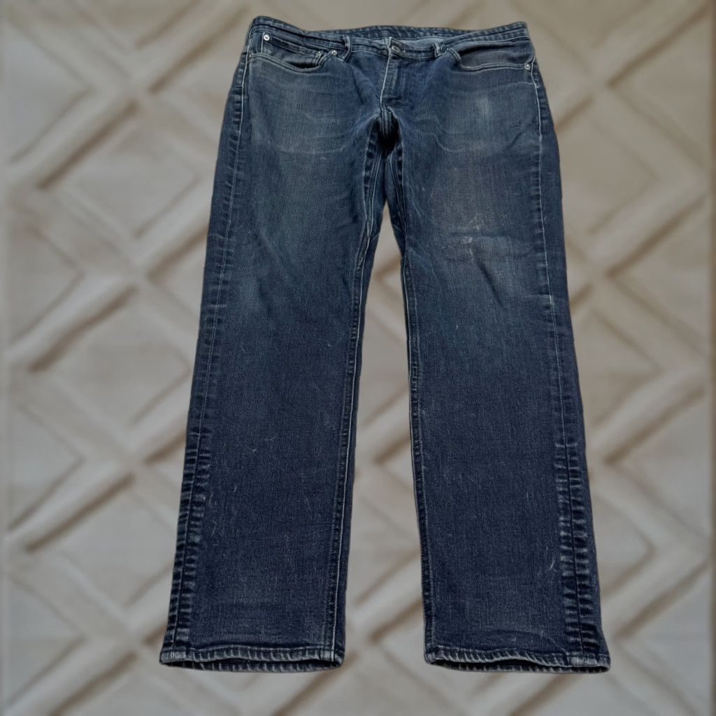 Levi's Levi's 511 Slim Fit Jeans Mens 36x30 Blue Dark Wash Straight Leg Casual Streetwear Size US 36 / EU 52 - 1 Thumbnail